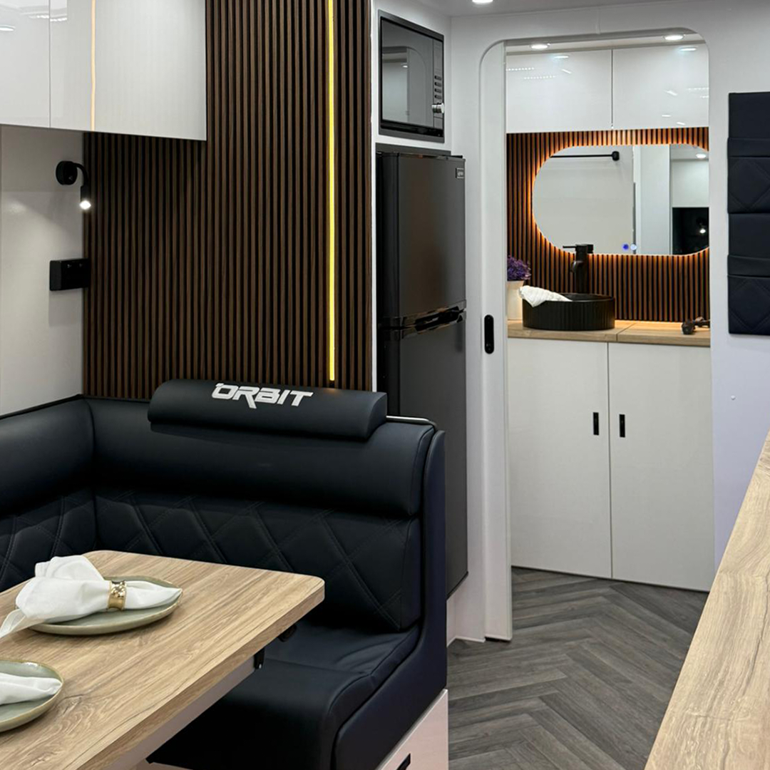 Open plan lounge and dining area